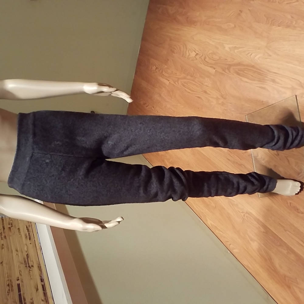 Stella McCartney Gray Wool Silk Cashmere Blend Legging Size 40 or US L